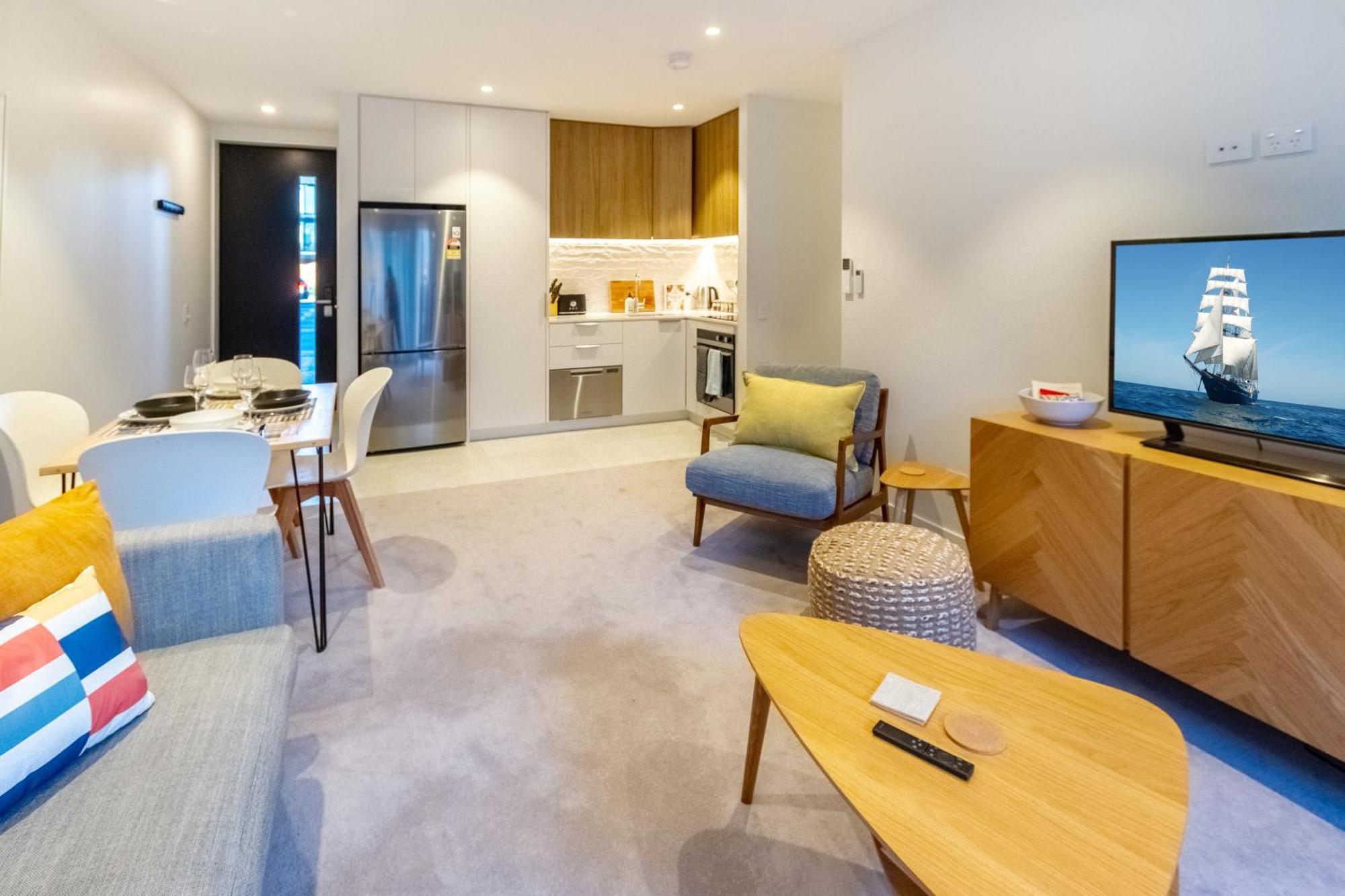 Latimer Square 1 Bed 1 Bath - Single Level Крайстчърч Екстериор снимка